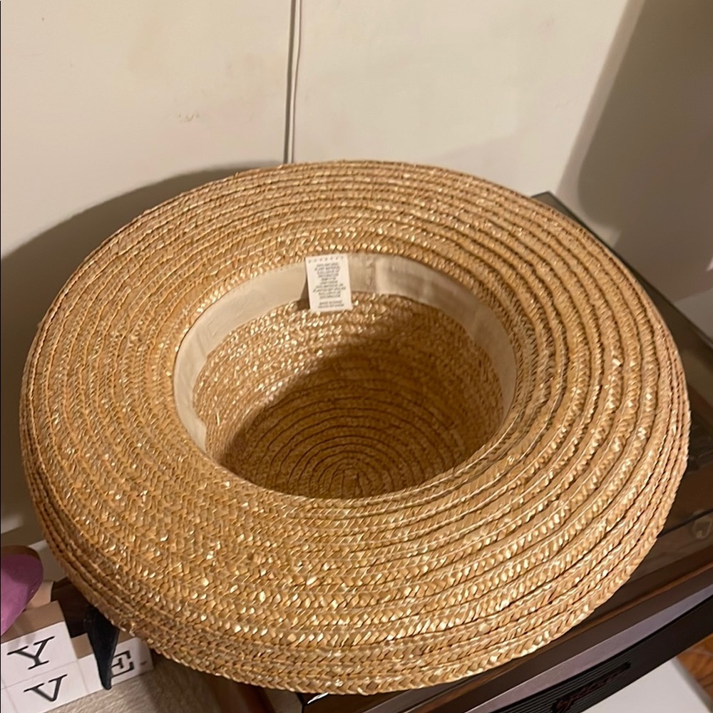 Stylish Straw Hat with Black Band - Picture 4 of 8
